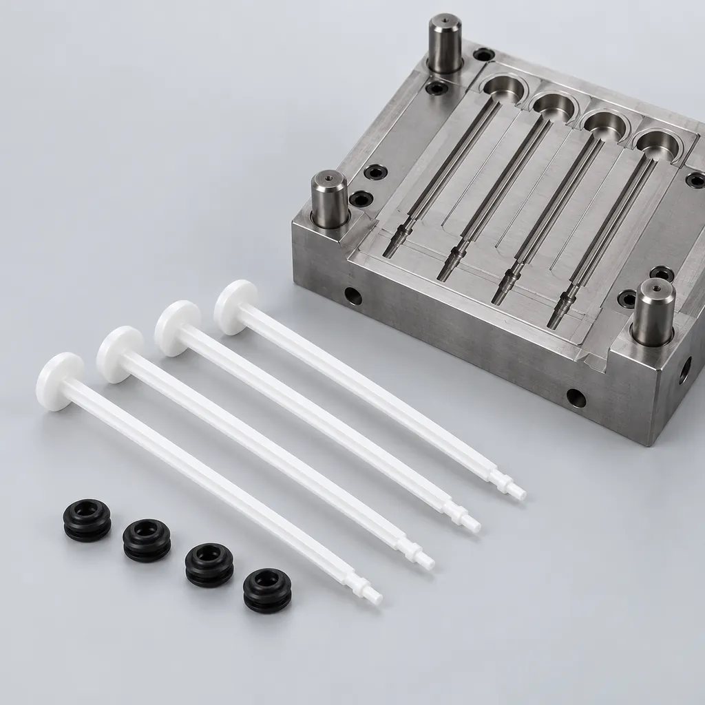 cnm-medical-syringe-parts-mould Medical Syringe Parts Mould